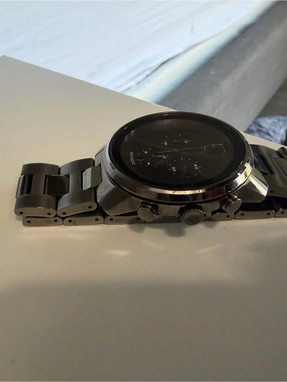 Movado chronograph black